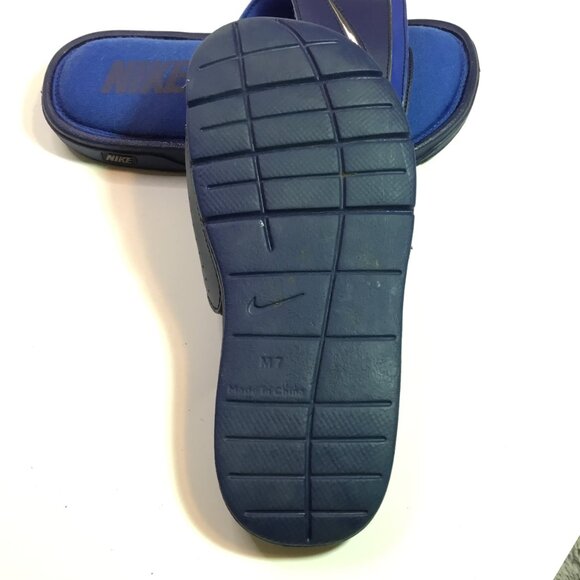 Nike Comfort Slide 2 Sandal Blue/Black Men\'s Size 7 415205-402 main image 6